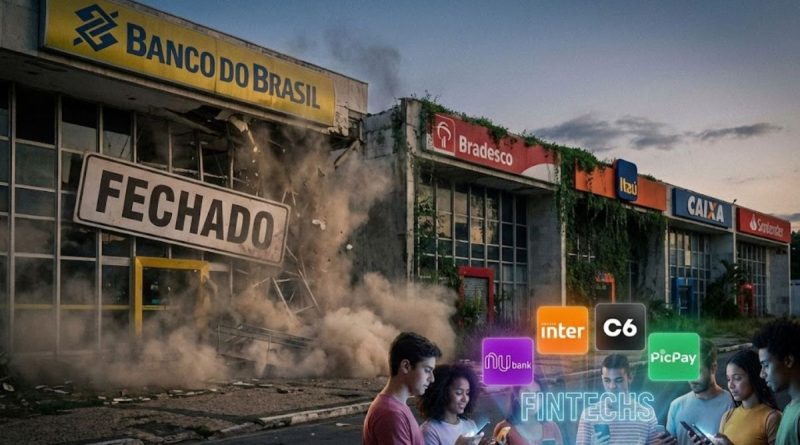 Digitalização é a principal causa do fechamento de agências bancárias no Brasil